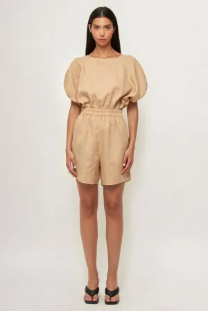 ¾ Sleeve Romper