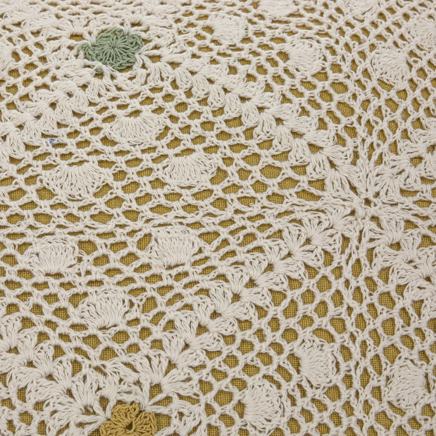 18" Crocheted Pillow