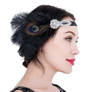 1920s Flapper Headband Gatsby Headpiece Accessories|JaosWish