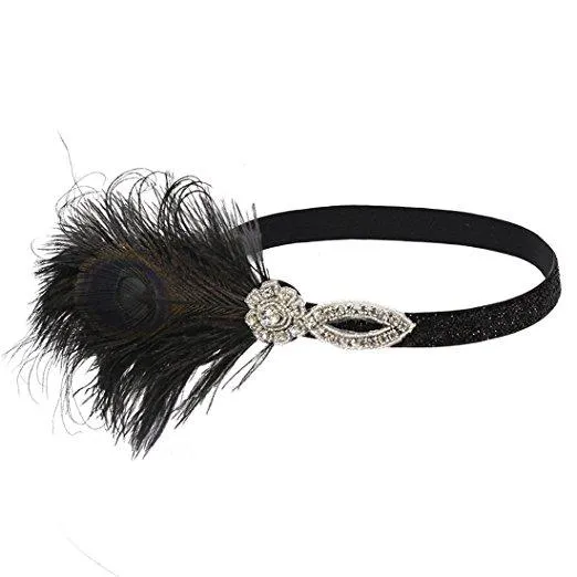 1920s Flapper Headband Gatsby Headpiece Accessories|JaosWish
