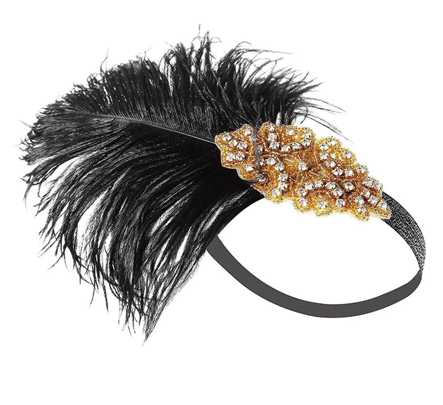 1920s Vintage Sequined Flapper Headband Gatsby Headpiece|JaosWish