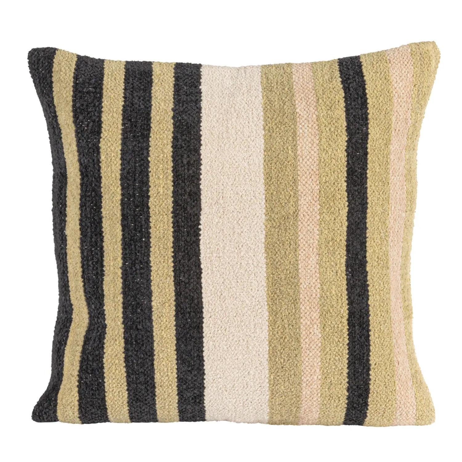 20" Striped Woven Pillow