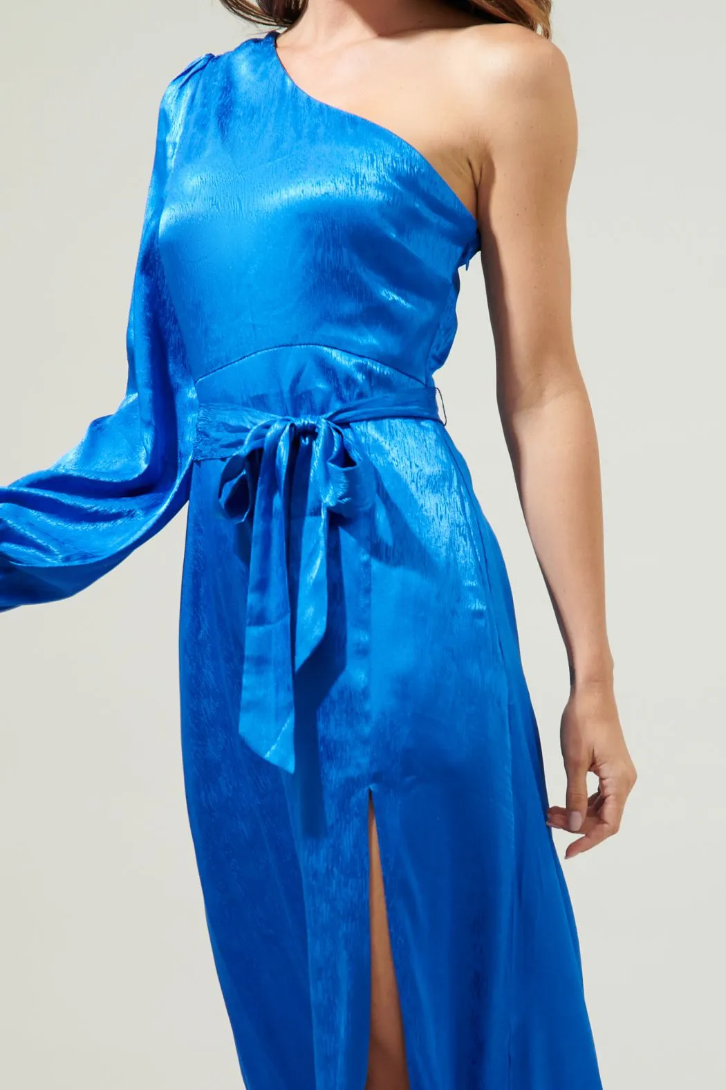Azazie One Shoulder Maxi Dress