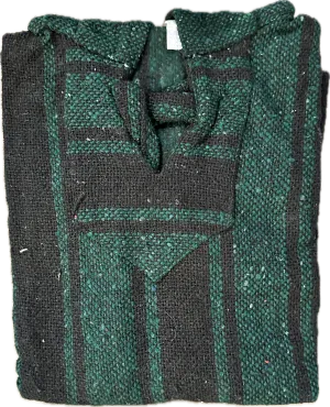 Baja Hoodie - Black/Green