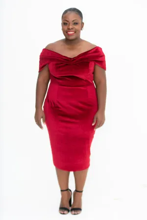 Berry Convertible Dress