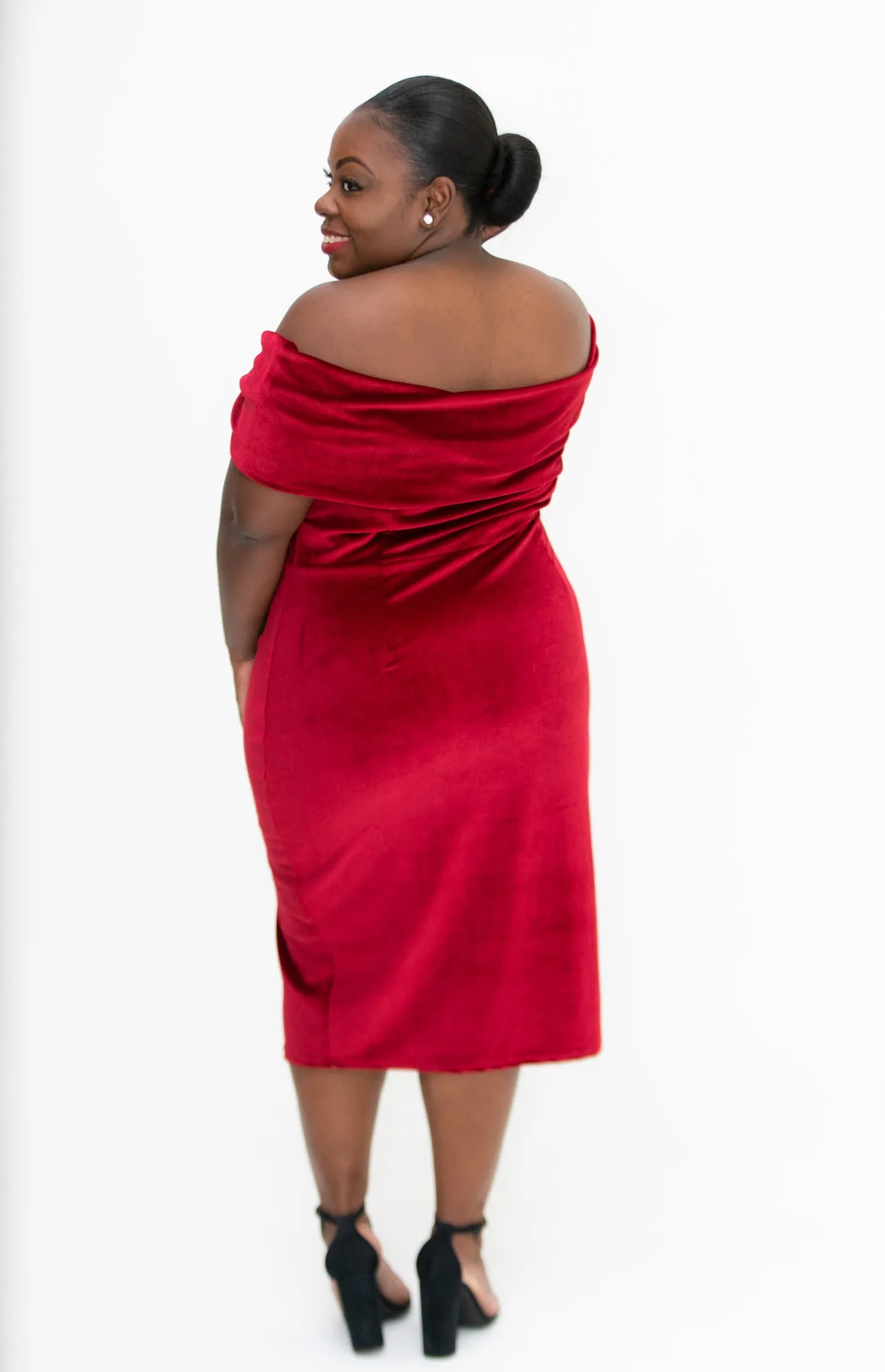 Berry Convertible Dress