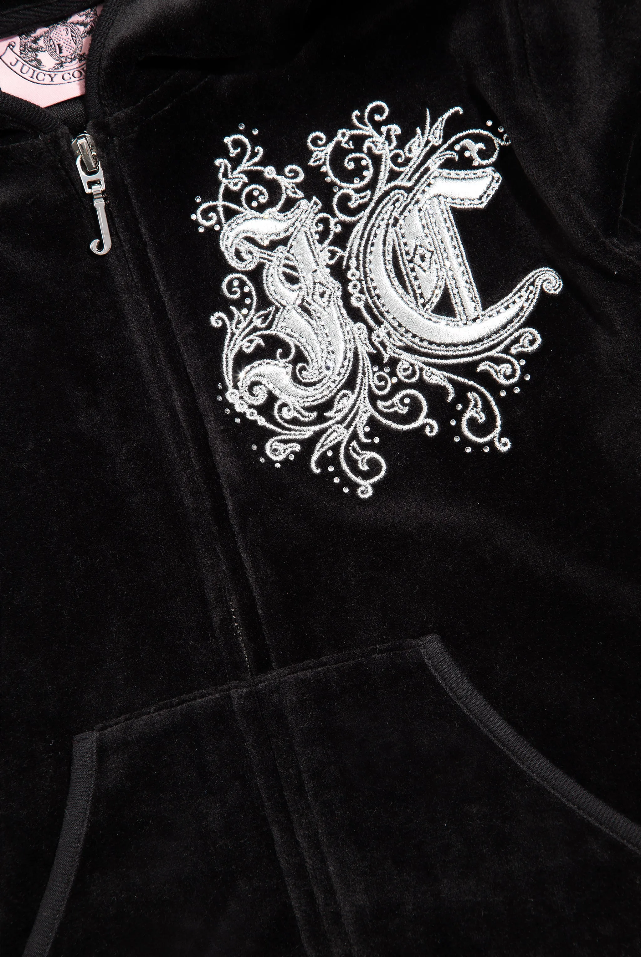 BLACK RENAISSANCE CREST BAMBOO VELOUR HERITAGE HOODIE