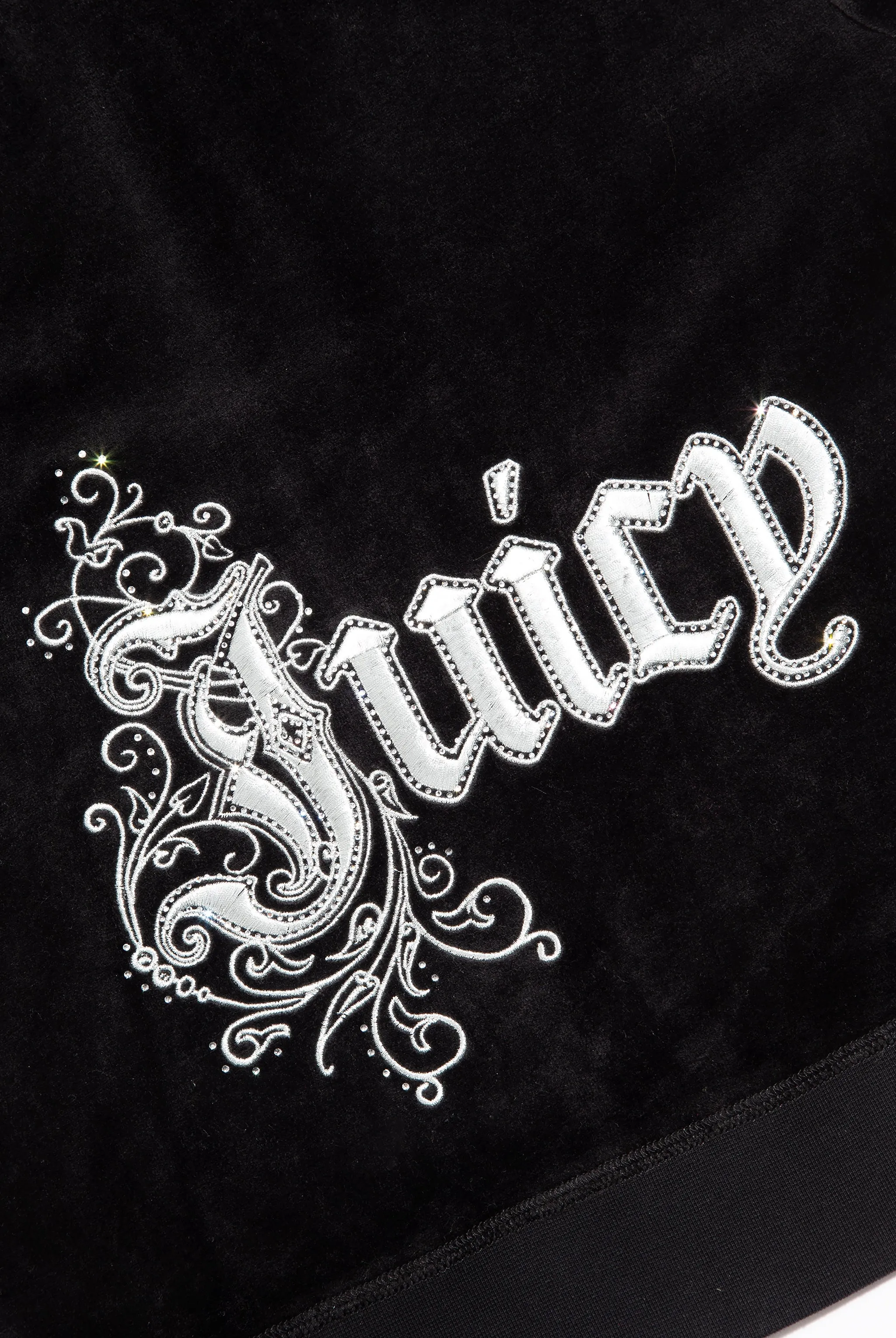 BLACK RENAISSANCE CREST BAMBOO VELOUR HERITAGE HOODIE