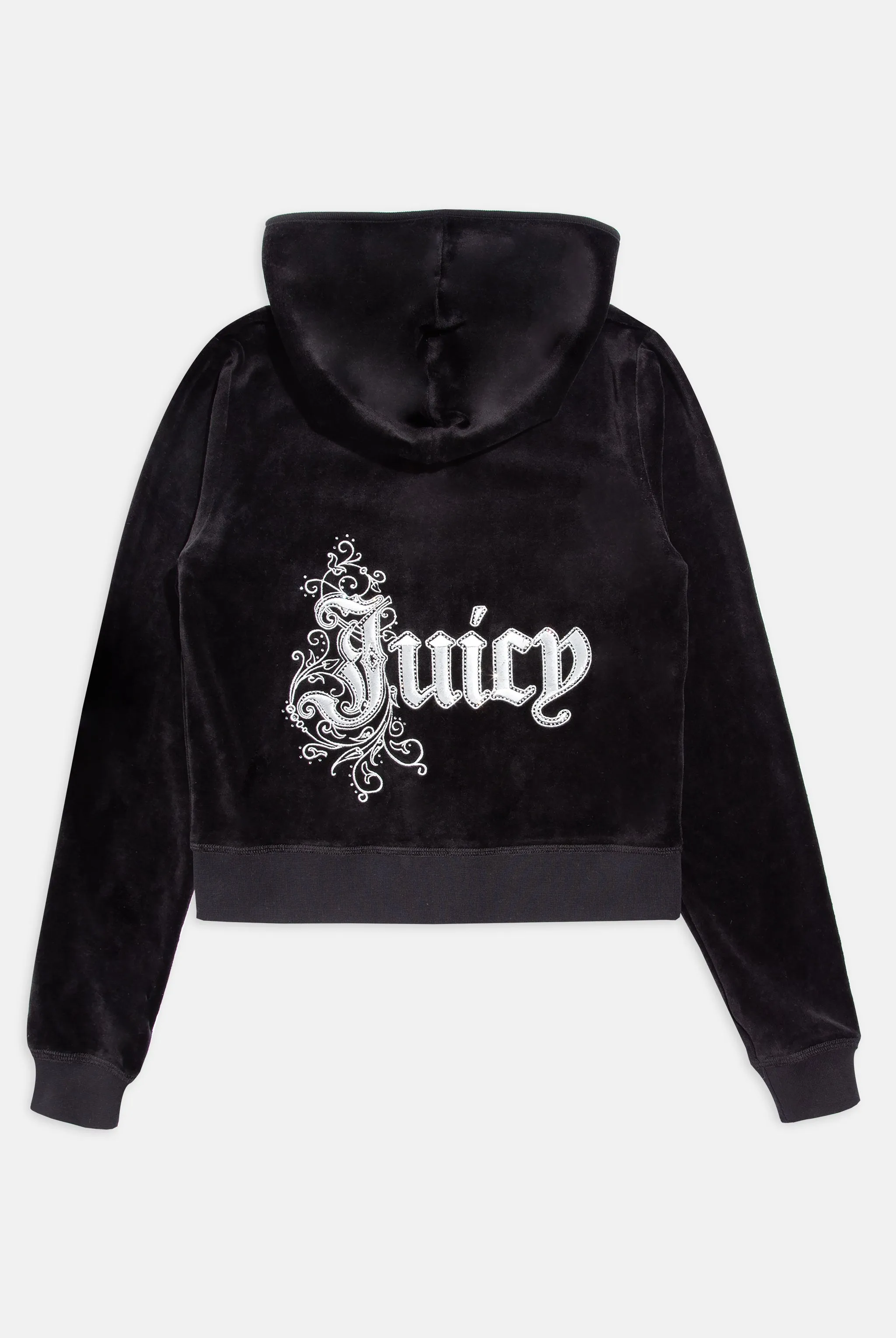 BLACK RENAISSANCE CREST BAMBOO VELOUR HERITAGE HOODIE