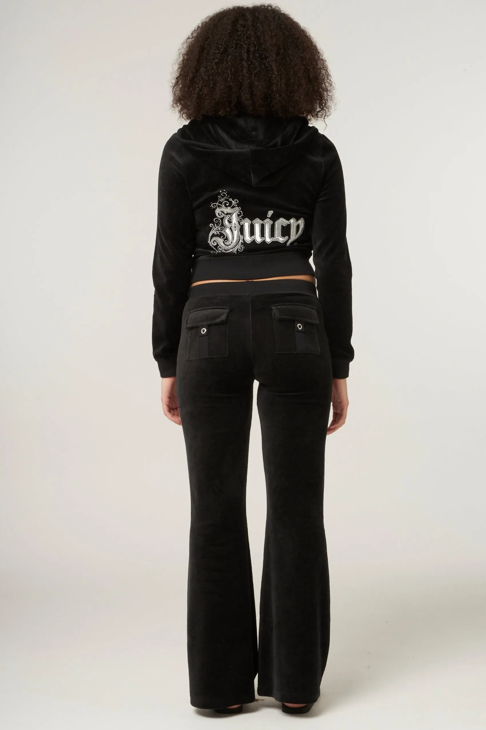 BLACK RENAISSANCE CREST BAMBOO VELOUR HERITAGE HOODIE