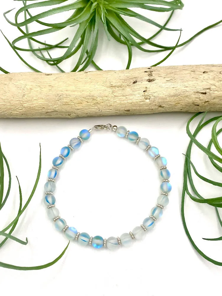 Blue Aura Quartz Bracelet