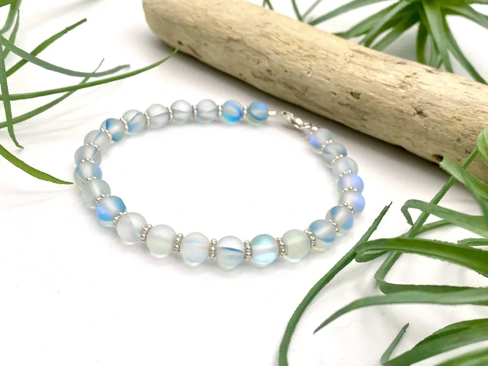 Blue Aura Quartz Bracelet