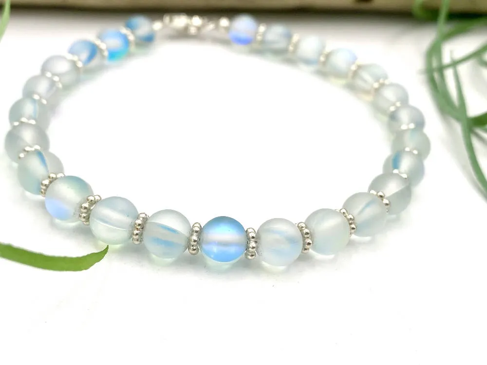 Blue Aura Quartz Bracelet