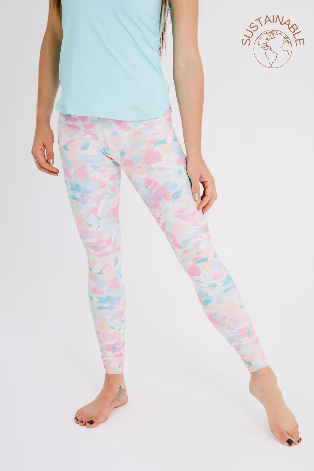 Brush Stroke - Sustainable Leggings
