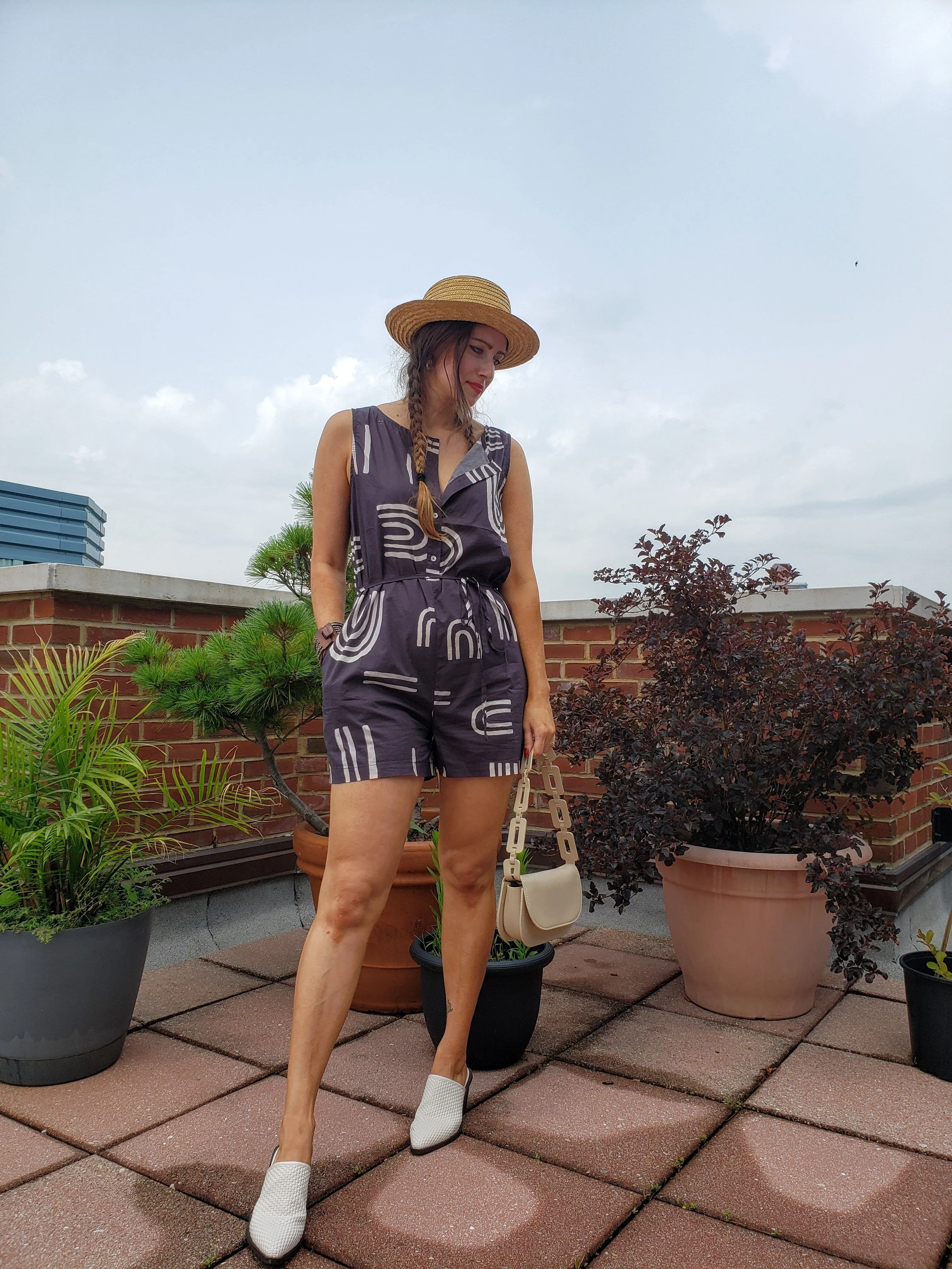 Bushwick Print Romper