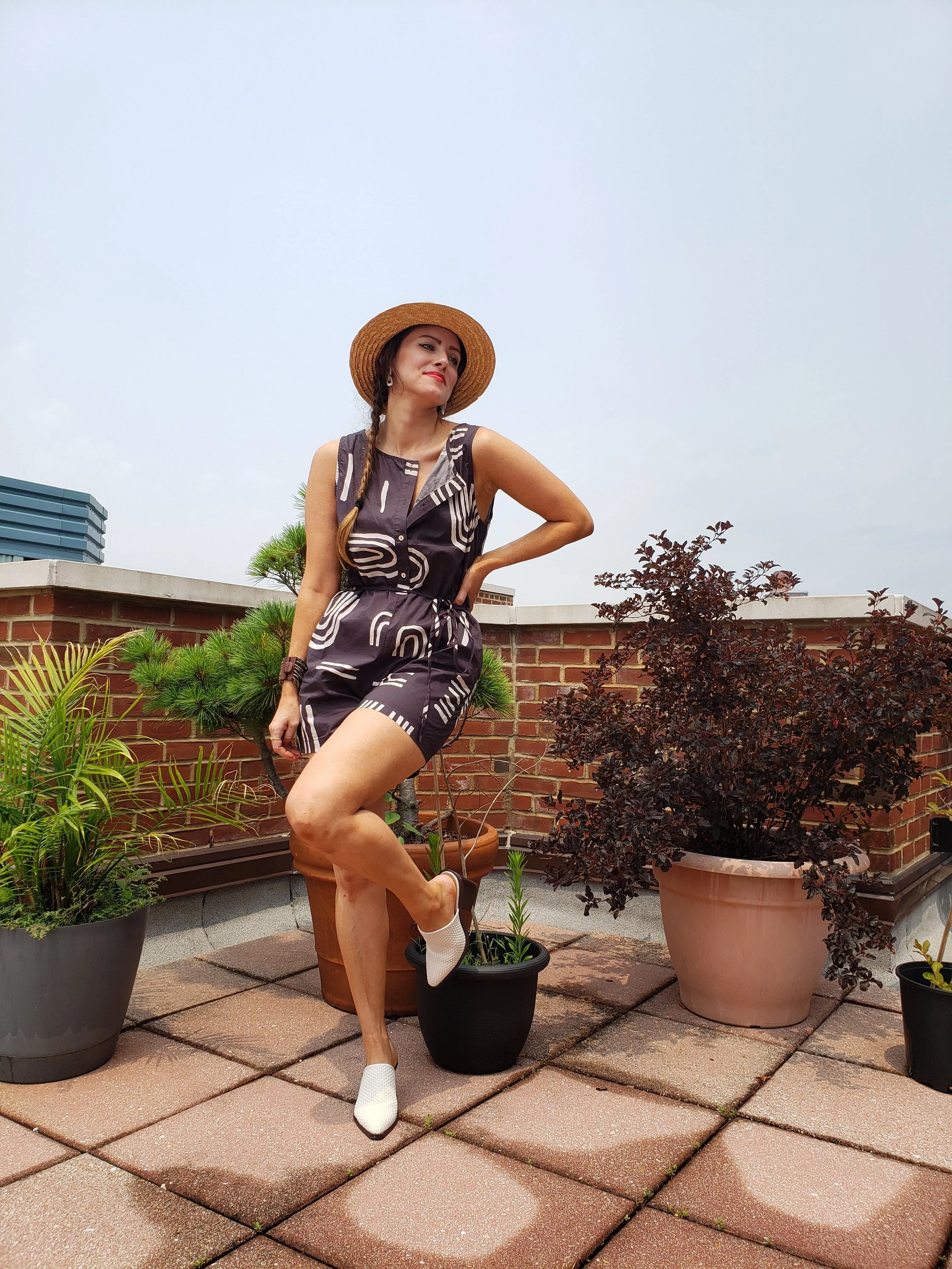 Bushwick Print Romper