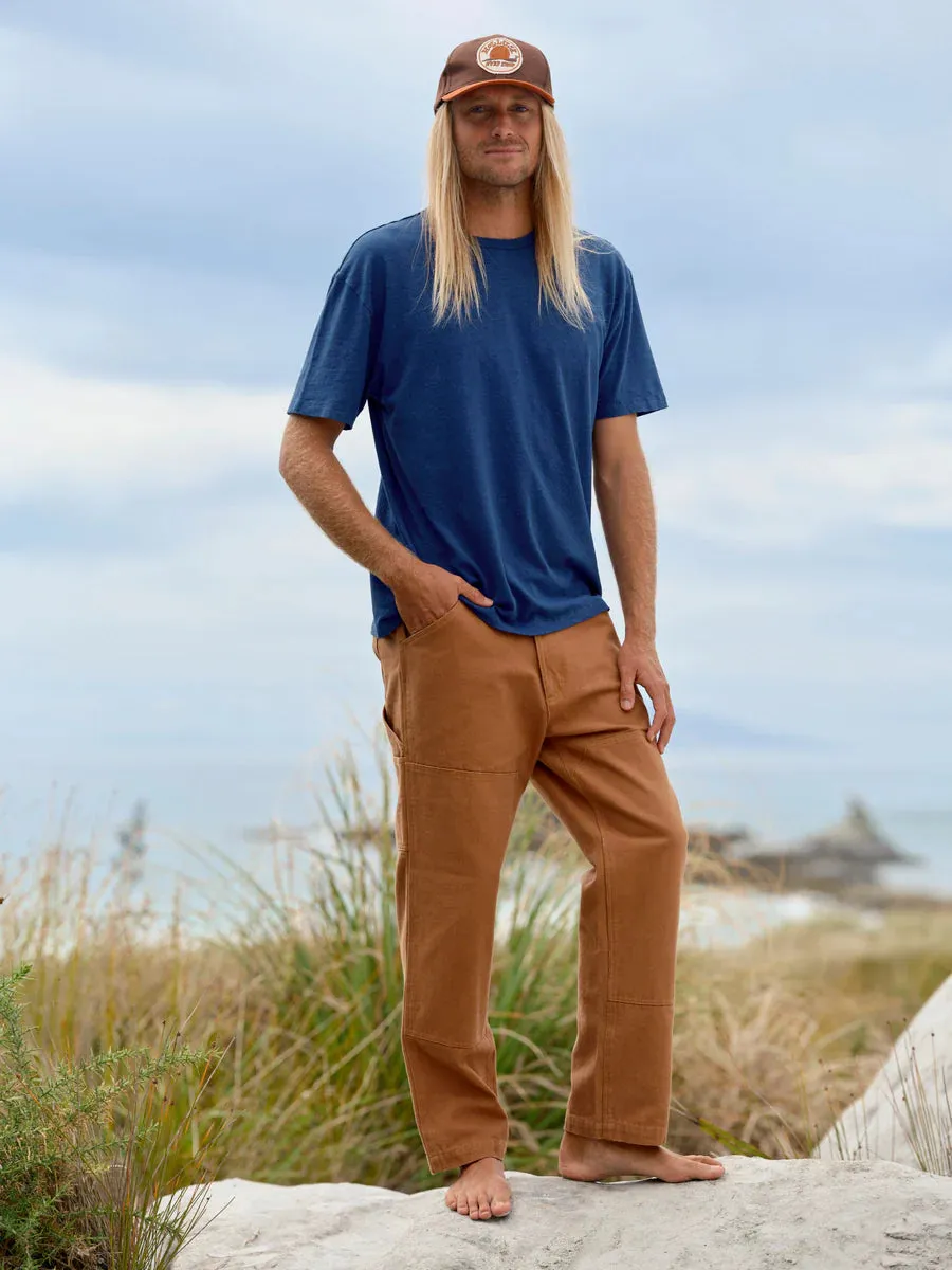 Canvas Work Pants - Almond