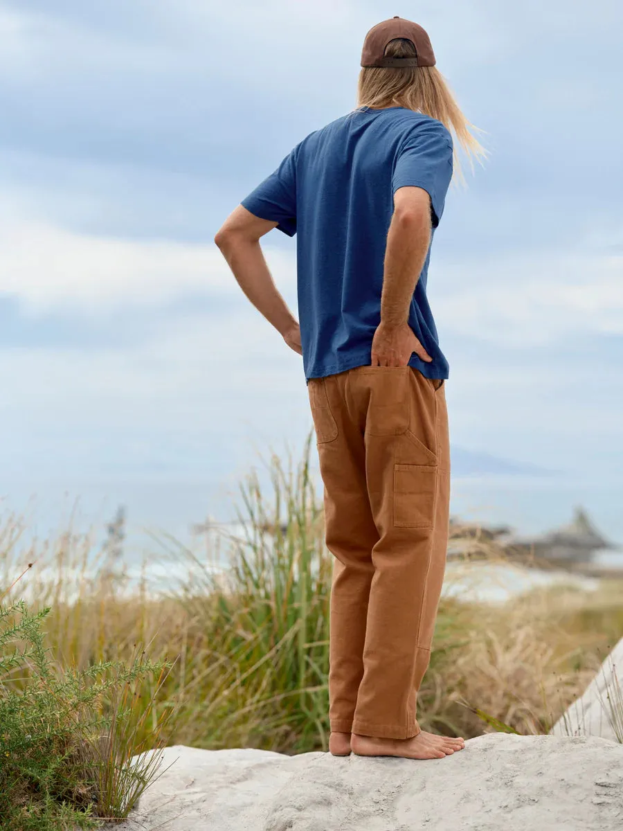 Canvas Work Pants - Almond