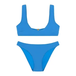 Capri Textured Scoop Bikini Set Sustainable