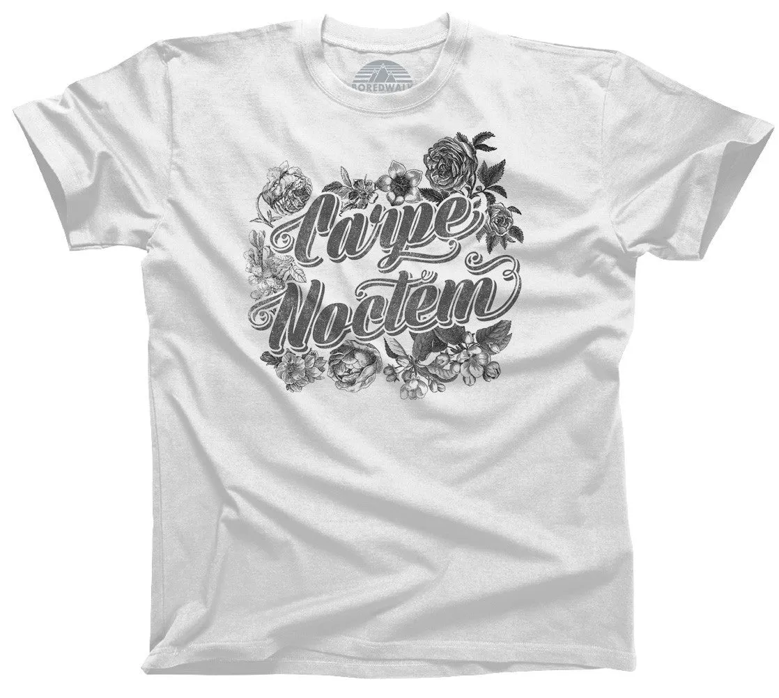 Carpe Noctem T-Shirt Goth Soft Grunge Boho Vampire Seize the Night - Relaxed Unisex Fit
