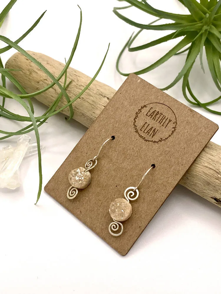 Champagne Druzy Earrings