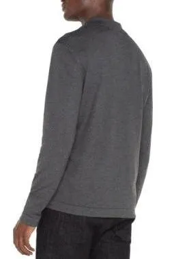 Charcoal Grey Knit Polo