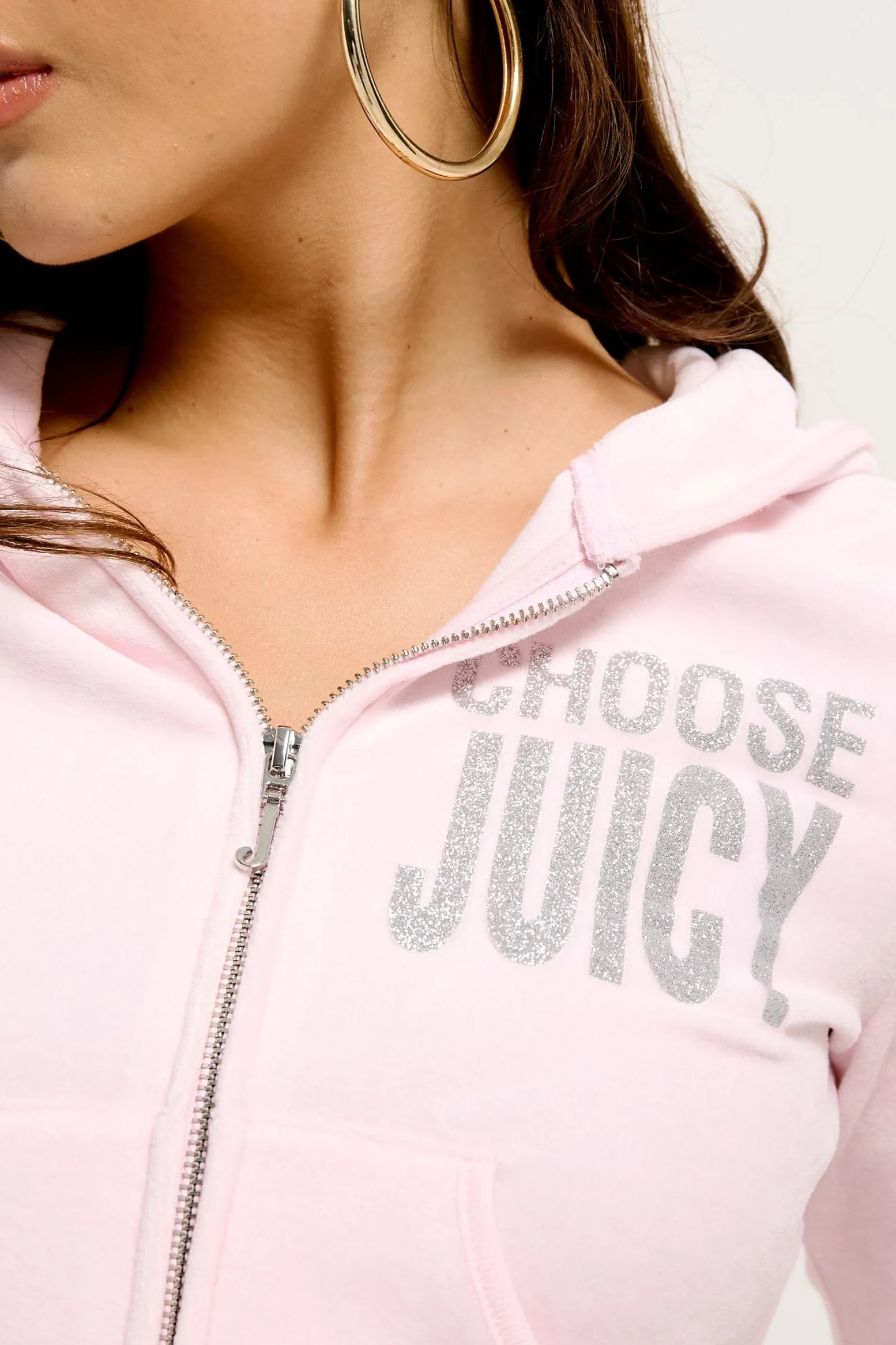 CHERRY BLOSSOM CHOOSE JUICY BAMBOO VELOUR HERITAGE HOODIE