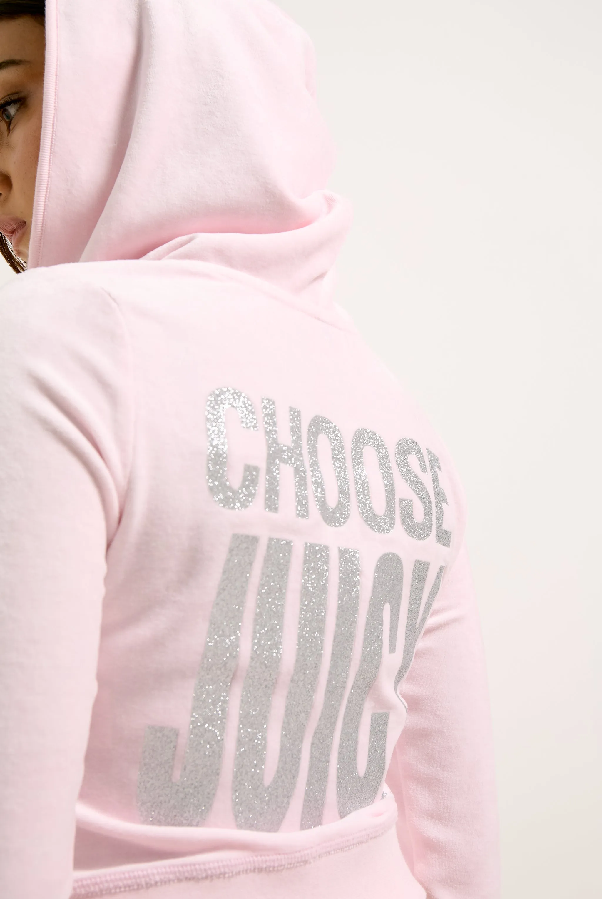 CHERRY BLOSSOM CHOOSE JUICY BAMBOO VELOUR HERITAGE HOODIE
