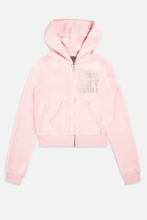 CHERRY BLOSSOM CHOOSE JUICY BAMBOO VELOUR HERITAGE HOODIE