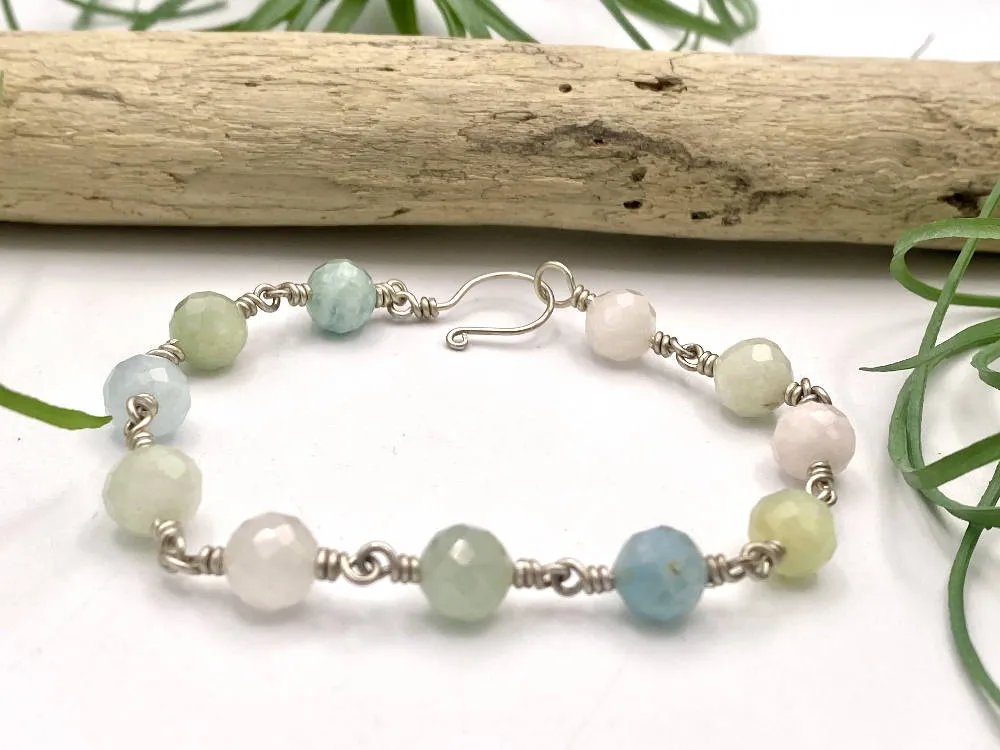 Chunky Morganite Bracelet