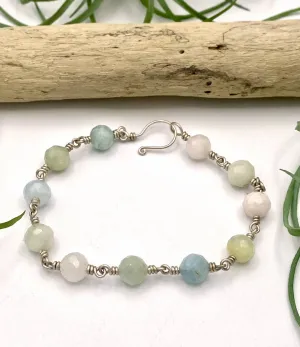 Chunky Morganite Bracelet