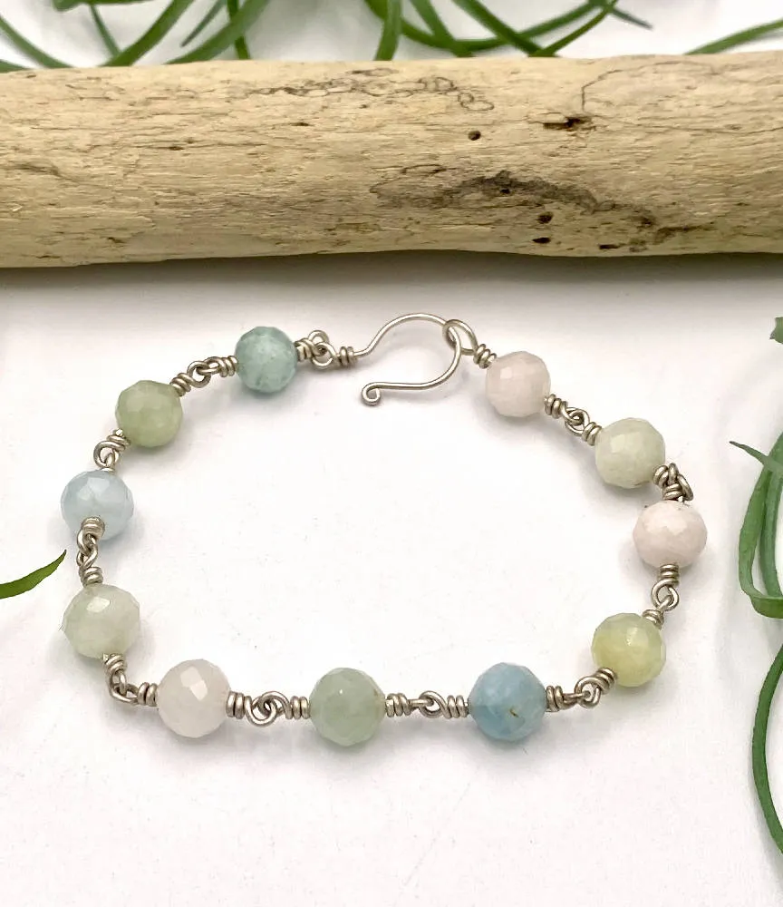 Chunky Morganite Bracelet