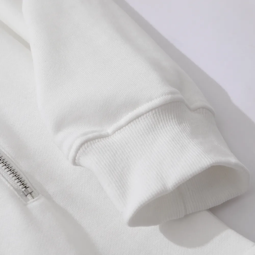 Classic Denim Stitching Polo Sweatshirt