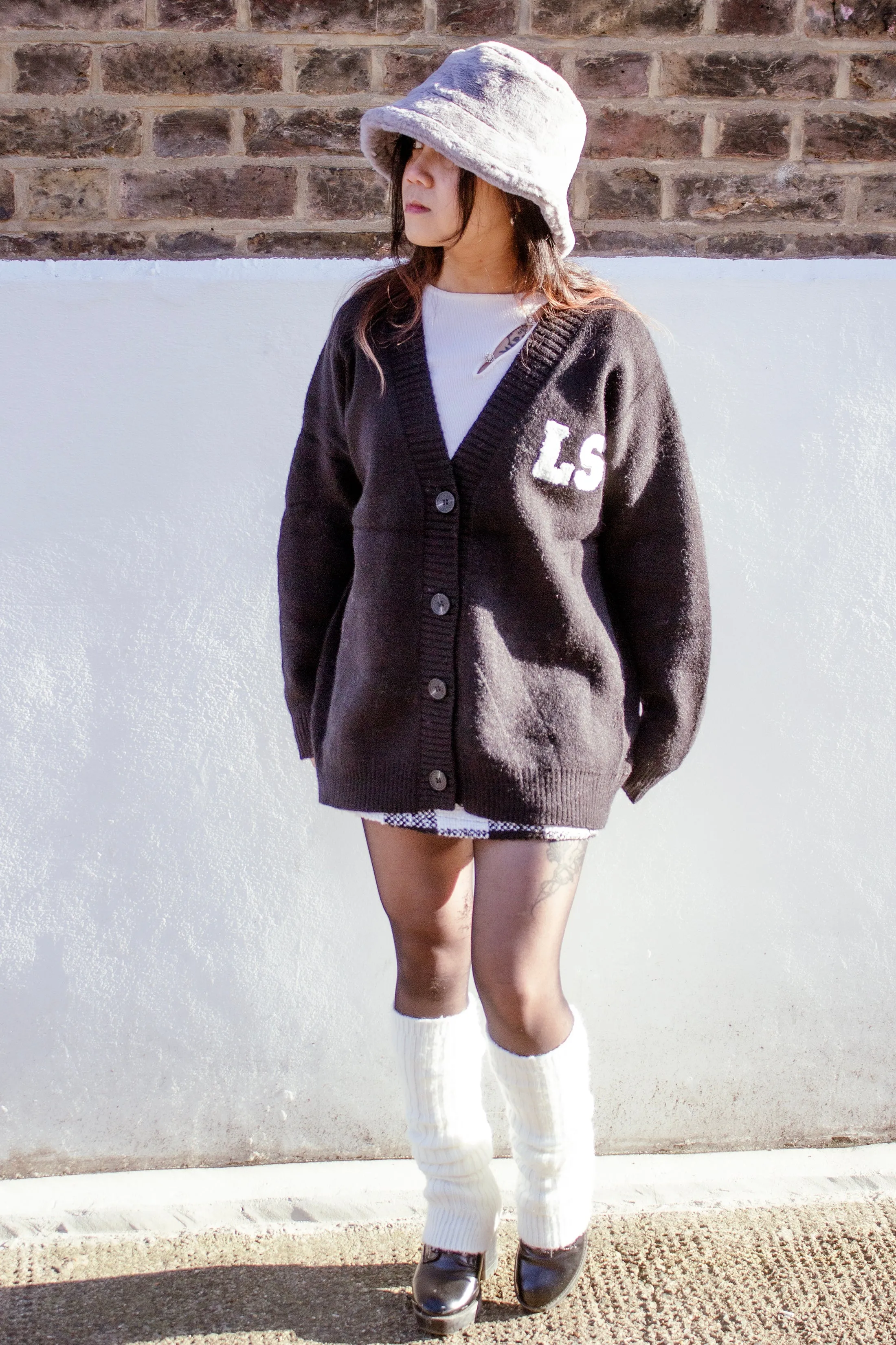 College Style Los Angeles Longline Cardigan