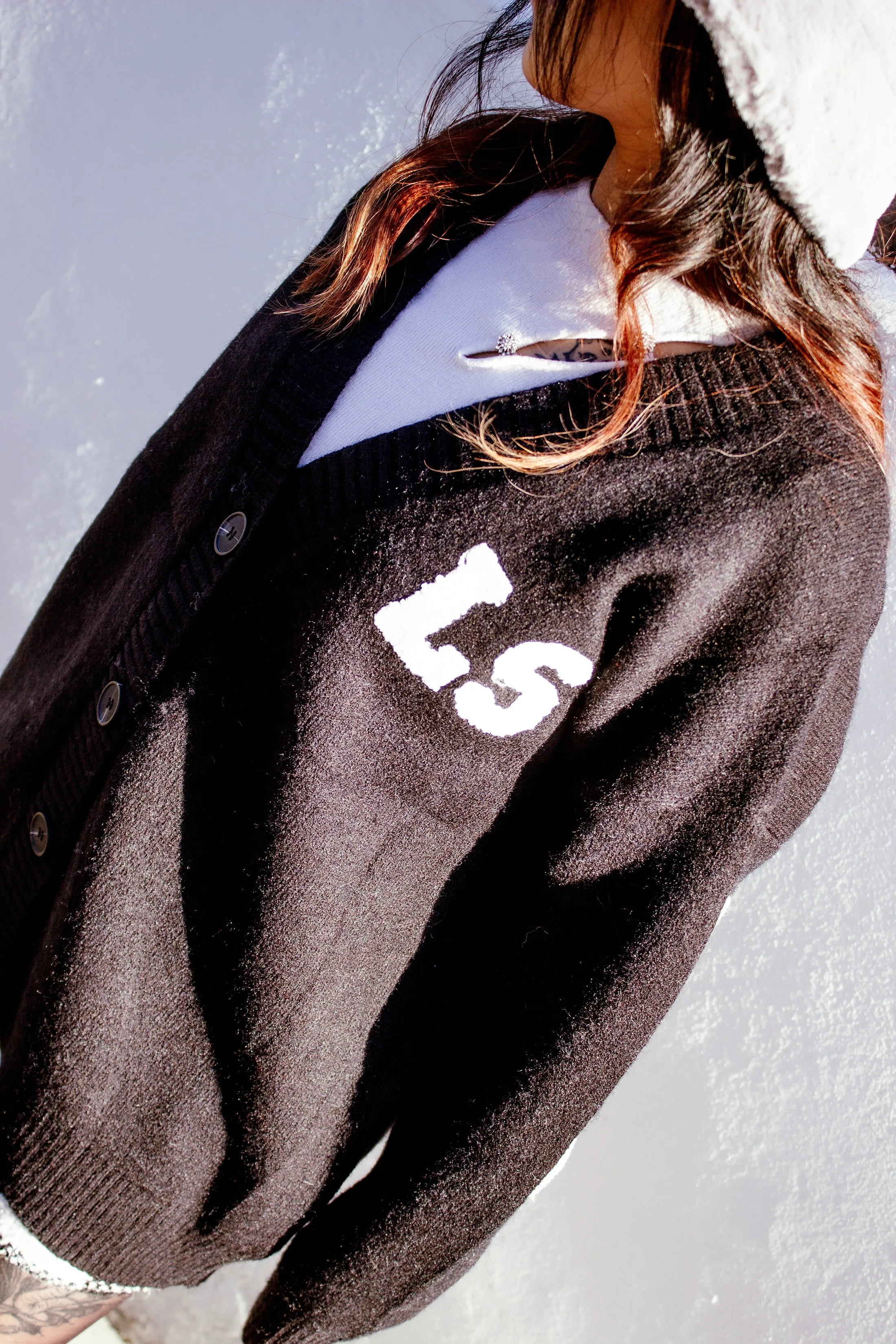 College Style Los Angeles Longline Cardigan