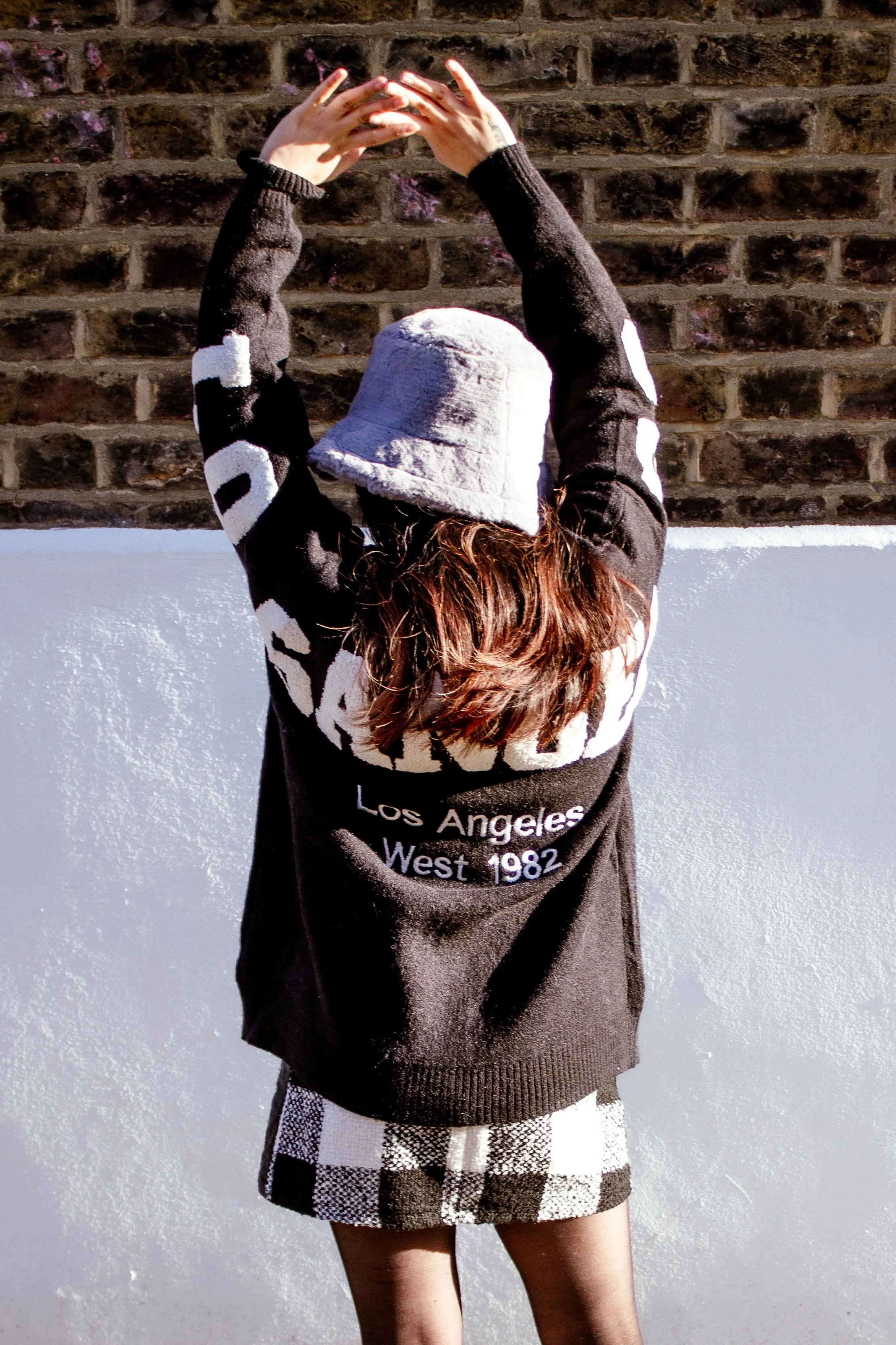 College Style Los Angeles Longline Cardigan