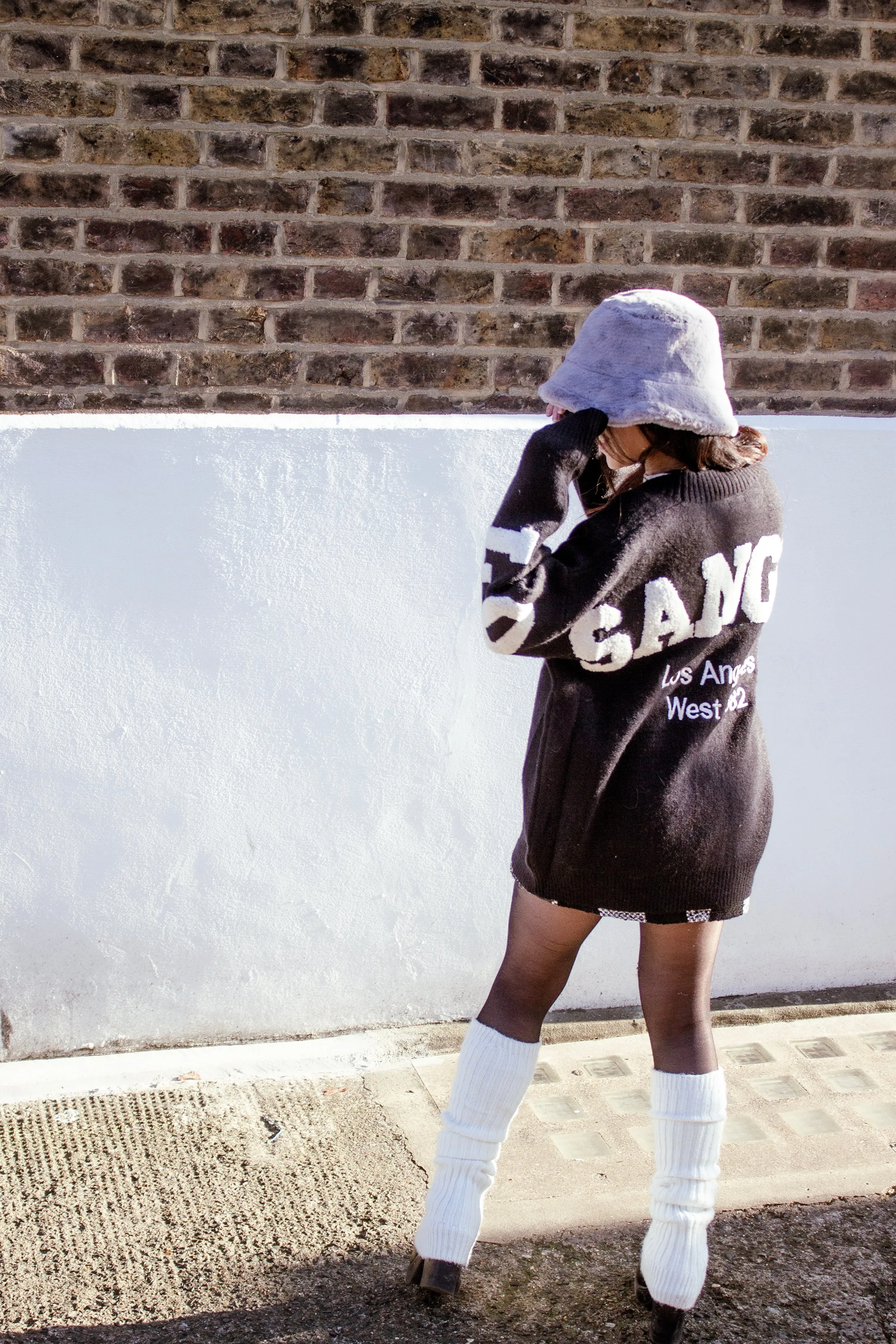 College Style Los Angeles Longline Cardigan