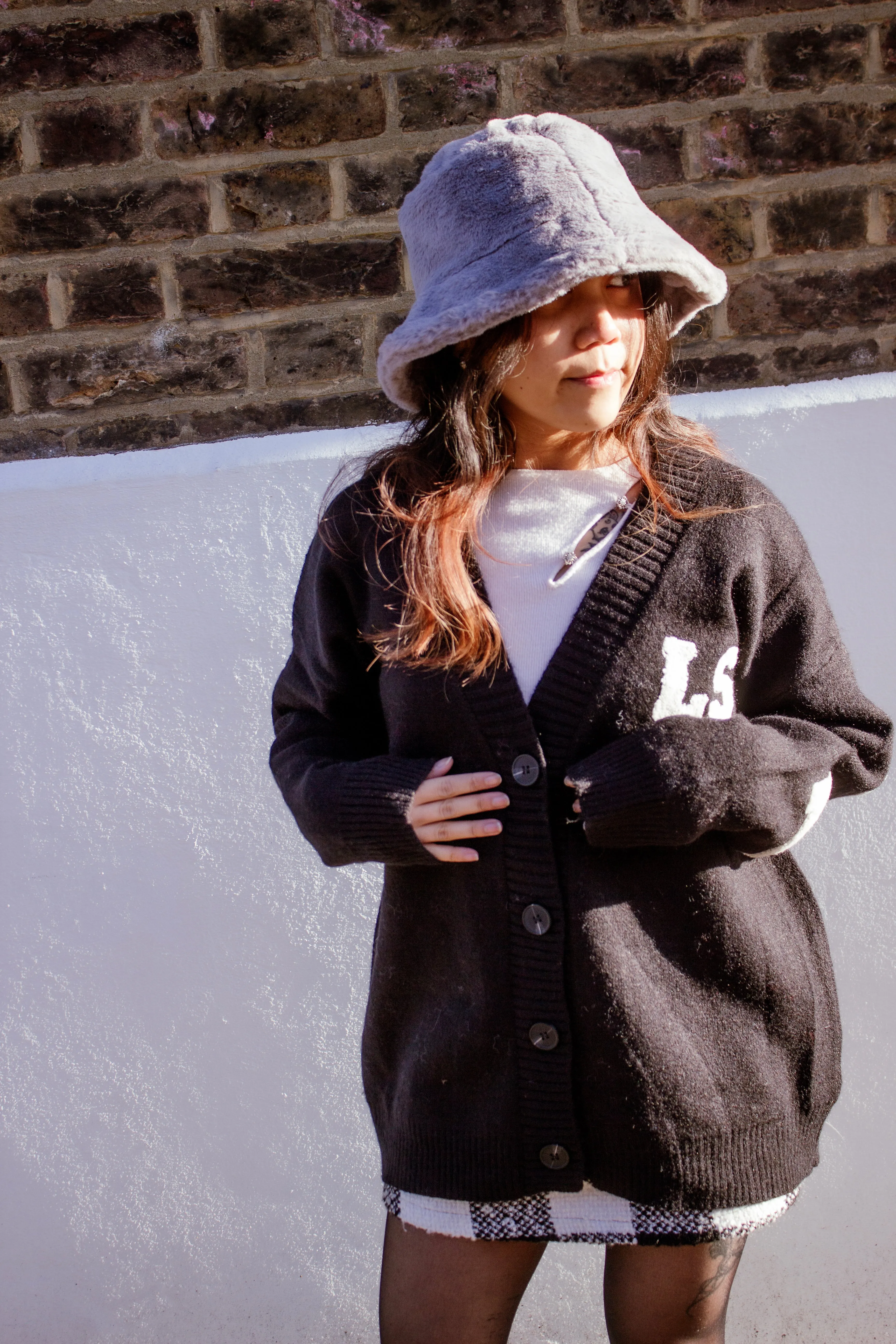 College Style Los Angeles Longline Cardigan