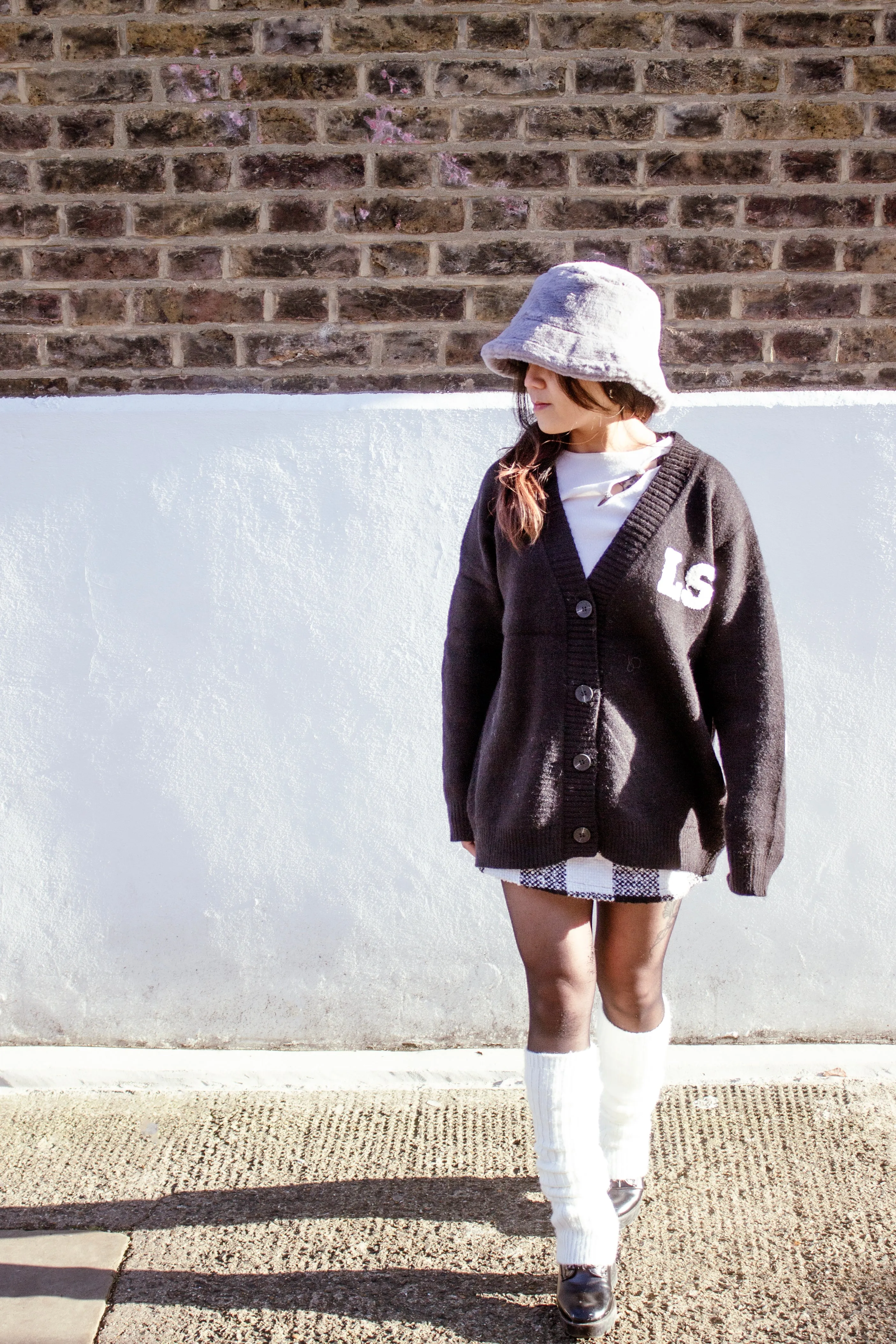College Style Los Angeles Longline Cardigan