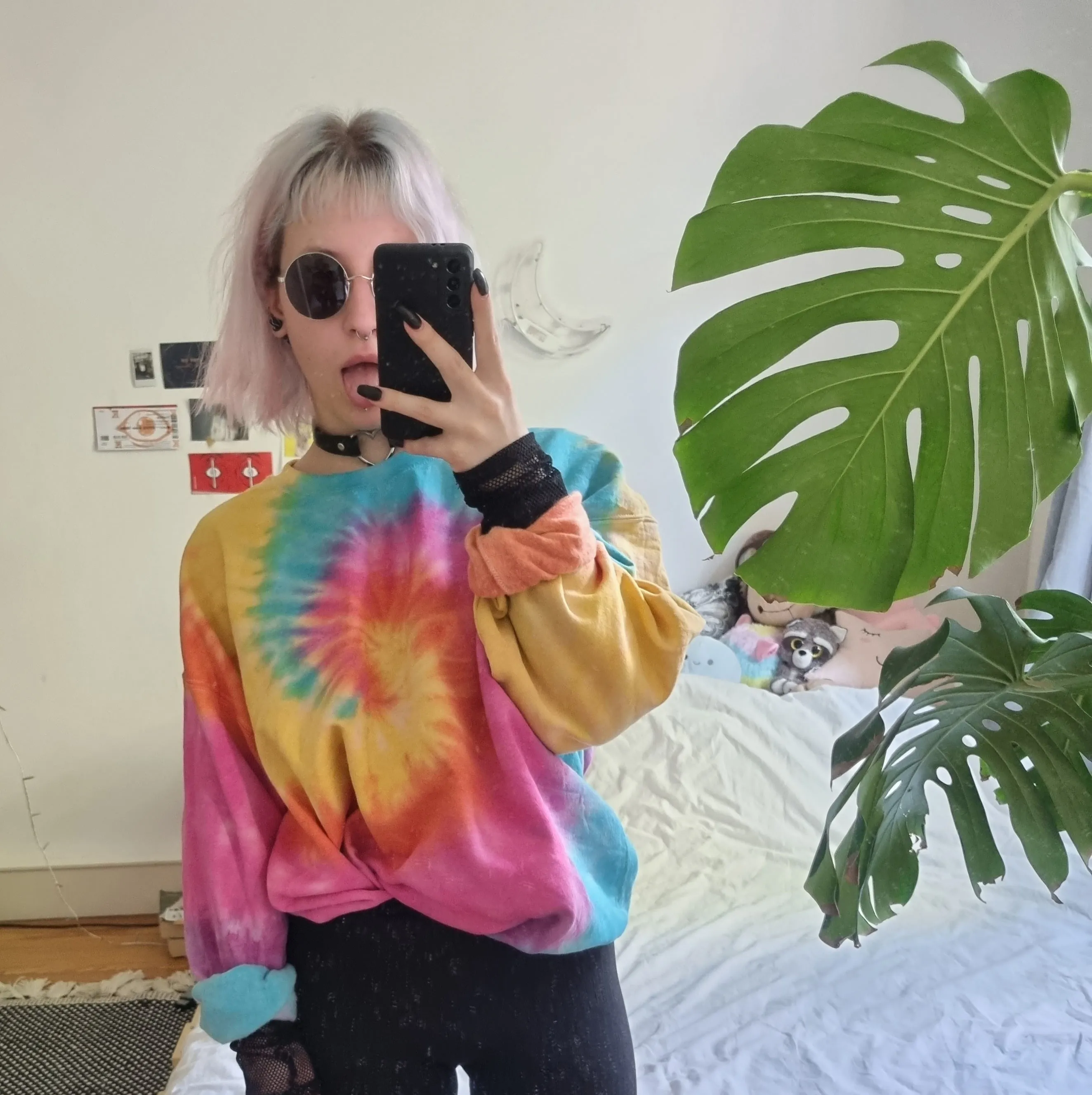 Colorful Tie-Dye Sweatshirt