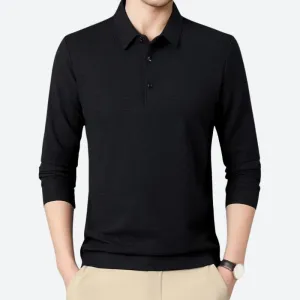 Comfort Long Sleeve Polo Shirt for Men