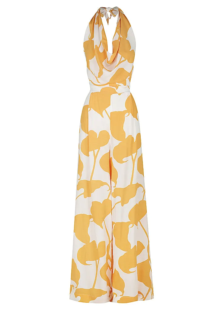 Cowl Neck Pant Suit