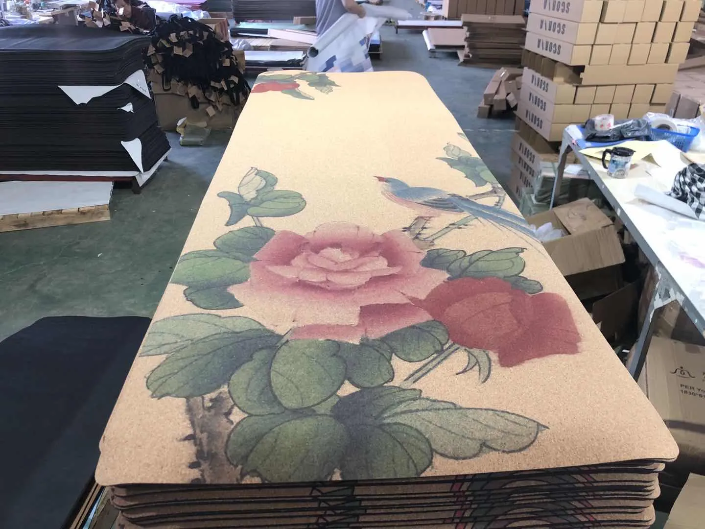 Custom Cork Yoga Mat - Natural Cork and Rubber Personalized YOGA MAT 72" x 24" x 5mm or 3mm Thick. Non-slip, Best Eco-friendly Mat!