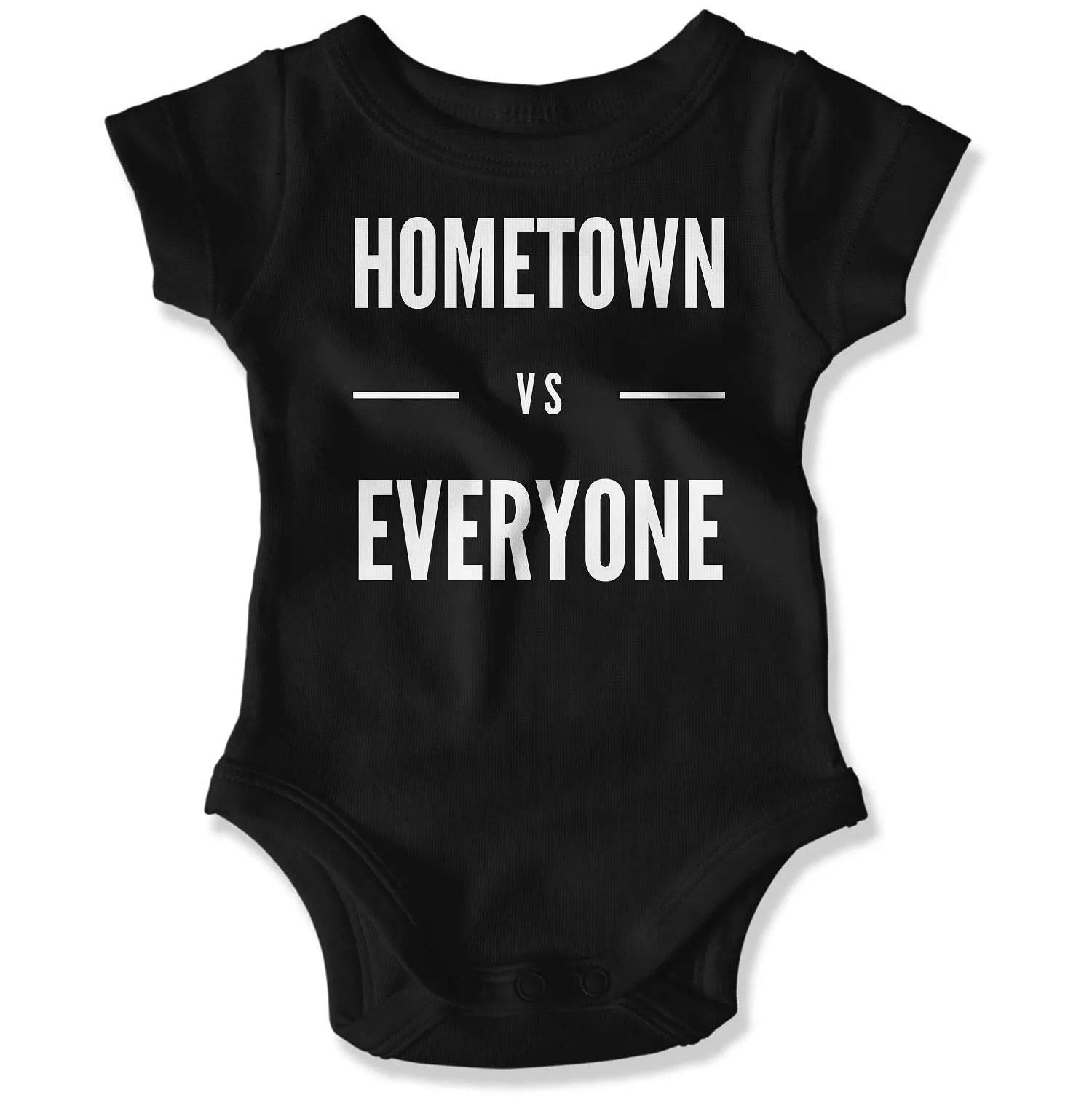 Customizable Hometown vs Everyone Baby Onesie