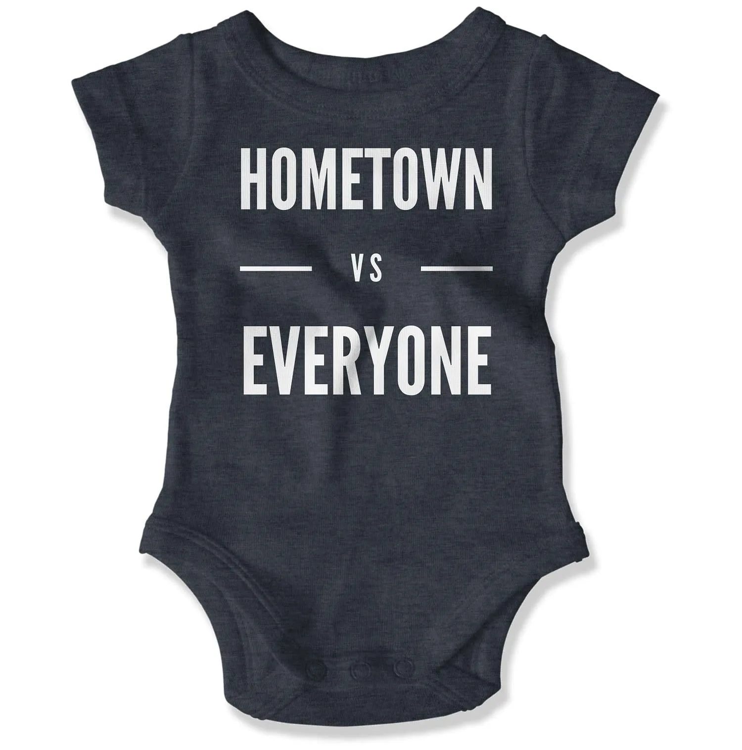 Customizable Hometown vs Everyone Baby Onesie