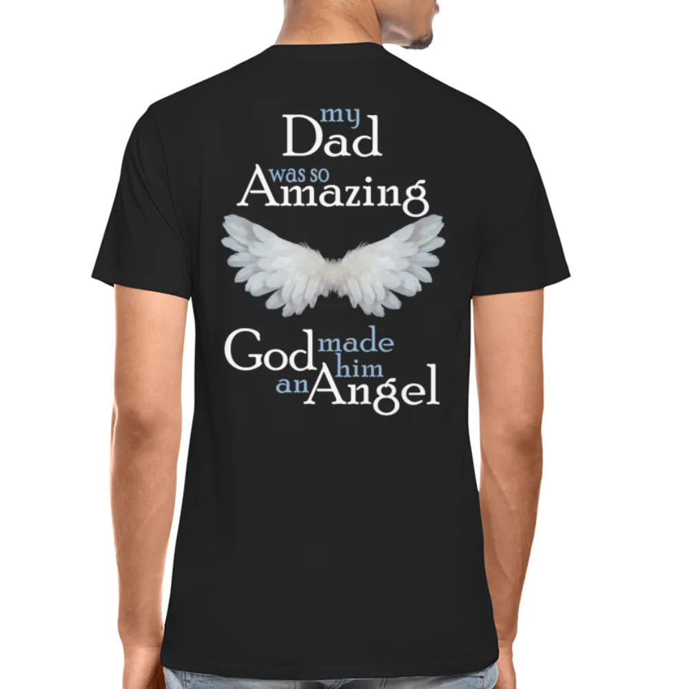 Dad Amazing Angel Men’s Premium Organic T-Shirt