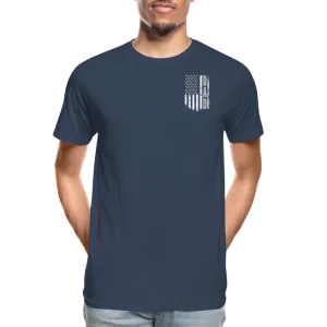 Dad American Flag Men’s Premium Organic T-Shirt (CK1903)