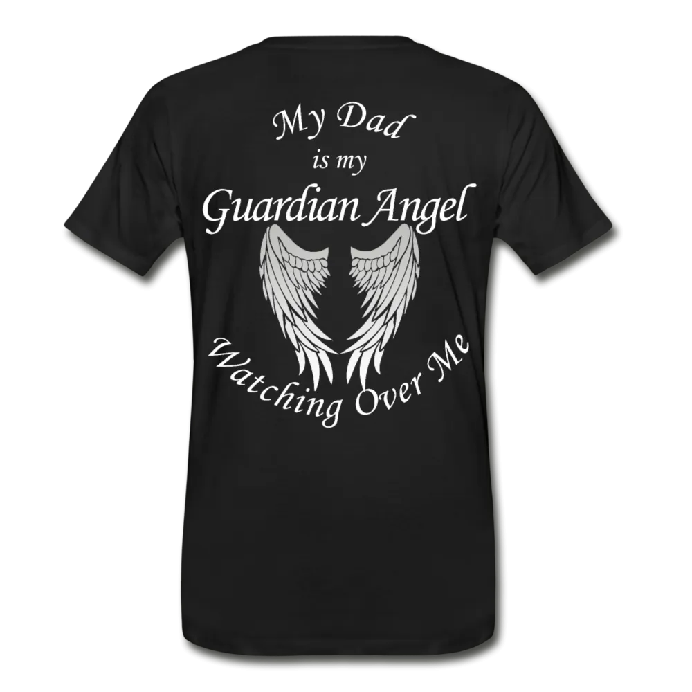 Dad Guardian Angel Men’s Premium Organic T-Shirt