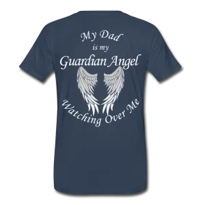 Dad Guardian Angel Men’s Premium Organic T-Shirt