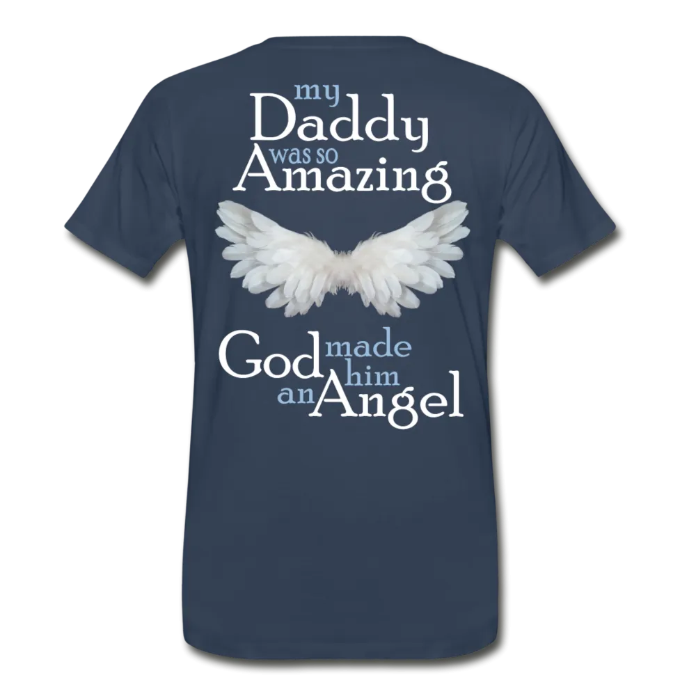 Daddy Amazing Angel Men’s Premium Organic T-Shirt (CK1488)